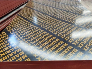 Pellicola nera con rivestimento in compensato marrone con rivestimento in compensato HDO MDO compensato Fenolico WBP <span class=keywords><strong>Marino</strong></span> 4 torte X 8 torte - Product Image 6