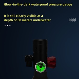 TOMITOMO TT-J190 - Juego de Cilindro de Oxígeno <span class=keywords><strong>para</strong></span> Buceo de Aluminio 6061 de Baja Presión de 1 Litro, 2.14 kg - Product Image 6