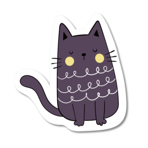 Забавные водонепроницаемые наклейки с мемами кошек на заказ, высокое качество, для взрослых - Product Image 6