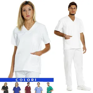 Traje de pantalón tipo túnica unisex, mercancía personalizada - Product Image 3