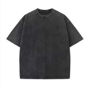 Camiseta de Manga Corta con Cuello Redondo para Hombre, Color Sólido, 100% Algodón Jersey, Corte Regular Informal, Diseño Liso - Product Image 3