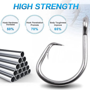 TOPIND Haute Qualité Similaire <span class=keywords><strong>Mustad</strong></span> Predator En Acier Inoxydable Cercle D'eau Salée Hameçons De Pêche - Product Image 2