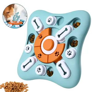 Jouets interactifs multifonctionnels d'enrichissement pour chiens, jouets d'enrichissement pour animaux de compagnie Anxiety Treat Feeder Dog Puzzle Toy