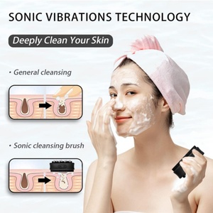 New Skin Care Device Face Washing Brush Facial <b>Massager</b> Electric Cleansing Brush Soft Silicone Waterproof USB Charge - Product Image 3