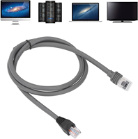 Cable Ethernet de 5m 26AWG 1200mbps de Alta Velocidad para Starlink Mini, Resistente al Agua, Portátil para Exteriores