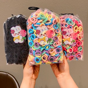500 Pezzi All'Ingrosso, Graziose Elastici per Capelli ad Alta Elasticità per Bambini, Fasce Luminose in Gomma per Bambine - Product Image 2
