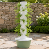 Système de culture hydroponique vertical - Tour de culture sans sol pour jardin potager