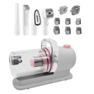 Kit Profesional de Aseo para Mascotas 5 en 1, Cortadora de Pelo para <span class=keywords><strong>Perros</strong></span>, 99% de Succión, Alta Potencia, Bajo Ruido, ABS, Voltaje Universal - Product Image 5