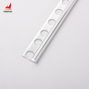 Embellecedor de azulejo de aluminio, tiras de esquina de borde metálico plateado, suelo <span class=keywords><strong>laminado</strong></span> - Product Image 3
