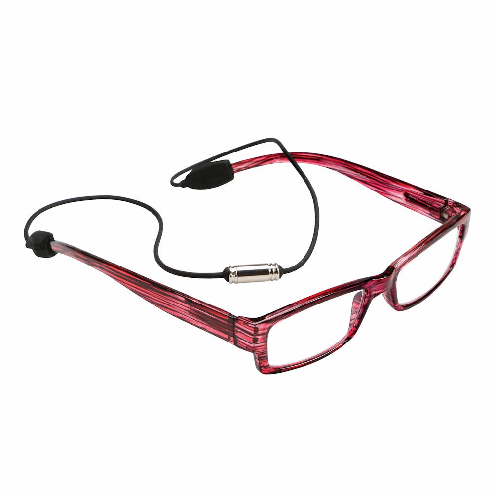 Золотой поставщик, мягкий силиконовый шнур для очков, Черный шейный ремешок