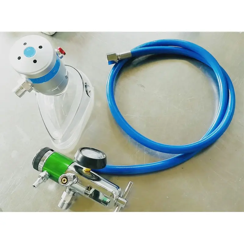Válvula de demanda con cga870 haga clic en tipo de regulador de oxígeno 1,5 m de manguera con conector
