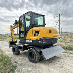 Excavadora compacta sobre ruedas XE60WGH de 6 toneladas para operaciones en carreteras y sitios urbanos - Product Image 1