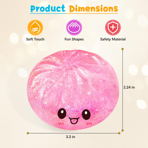 ของเล่นบีบตุ๊กตาซาลาเปาสุดน่ารัก บีบแล้วคืนรูปช้าๆ ช่วยคลายเครียด ตุ๊กตาซาลาเปาหน้ายิ้ม ของเล่นบีบซาลาเปาคลายเครียด - Product Image 3