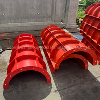 Coffrage circulaire en acier Q235 pour piliers en béton, moule de forgeage pour la construction de ponts et de bâtiments