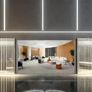 New Design High-end Curved Sofa Lounge Lobby Display Comfortable Sofa Combination Set