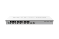 Mikrotik CRS326-24G-2S+RM Switch de Red Inteligente de Tres Capas con Sistema Dual de 10 Gigabits, Gestión de Red, QoS, Full-Duplex/Half-Duplex