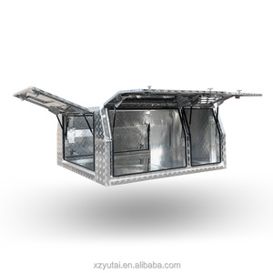 Ute Tray Aluminium Custom Auvent Dual Cab pour <span class=keywords><strong>Toyota</strong></span> <span class=keywords><strong>Land</strong></span> <span class=keywords><strong>Cruiser</strong></span> 79 avec boîte latérale et garde-boue - Product Image 5