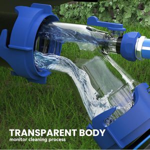 Rinceur de réservoir <span class=keywords><strong>pour</strong></span> <span class=keywords><strong>caravane</strong></span> RV avec adaptateur <span class=keywords><strong>d</strong></span>'évacuation en plastique transparent et joint intégré, entrée <span class=keywords><strong>d</strong></span>'<span class=keywords><strong>eau</strong></span> RV <span class=keywords><strong>pour</strong></span> l'assainissement - Product Image 5