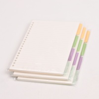 Cahier de bricolage A4 A5 B5 Journal reliure à feuilles mobiles recharge feuilles de papier accessoires pour planificateur carnet de notes
