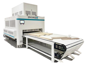 Pressa per giunzioni di pannelli in legno ad alta radiofrequenza P6 HF, incollatrice per bordi, tenonatrice CNC <span class=keywords><strong>a</strong></span> coda di rondine, motore e pompa - Product Image 6