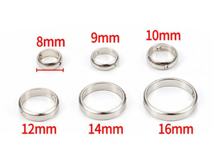 Anello Connettore a Doppio Foro in Acciaio Inossidabile <span class=keywords><strong>per</strong></span> Creazione di Bracciali e Collane - Product Image 5