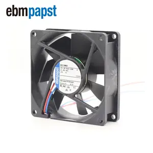 ebmpapst 8412NMLE 8025 80x80x25mm 12V DC 26.5CFM 0.6W 21dBA 2050RPM 8cm Ball Bearing Medical Equipment Small Axial Cooling Fan