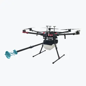 Sistema di equipaggiamento per drone djii per la pulizia della facciata della finestra di vetro dell'edificio professionale economico con sistema di tubi dell'acqua da 50m 100m 200m 300m