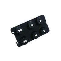 Claviers personnalisés, claviers à boutons en caoutchouc de silicone hautement élastique, pavé tactile en silicone noir, clavier conducteur pour appareils électroménagers