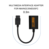 Konverter HDTV 1080p untuk N N64 Kabel Adaptor HDTV Plug and Play untuk Konsol Video Game Retro SNES NGC