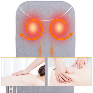 Ringan 3D Shiatsu bergetar memijat pemanas ABS + PU kulit warna dapat disesuaikan bantal pijat seluruh tubuh leher dukungan punggung - Product Image 4