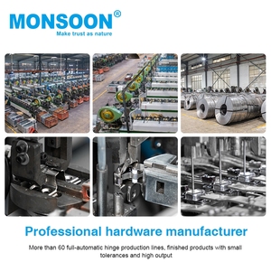 Gió mùa phần cứng bản lề 35mm cup trượt trên hai cách 4 lỗ giấu <span class=keywords><strong>Hing</strong></span> thủy lực đồ nội thất phần cứng tủ bếp cửa bản lề - Product Image 5