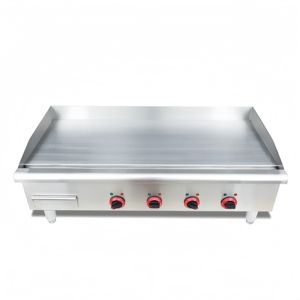 <span class=keywords><strong>Plancha</strong></span> électrique de <span class=keywords><strong>1</strong></span>,2 mètre, 4 zones de contrôle, plaque épaisse en acier inoxydable pour les restaurants et les vendeurs ambulants - Product Image 2