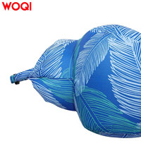 Matelas flottant gonflable WOQI, canapé d'air portable pliable pour piscine extérieure, camping, bureau
