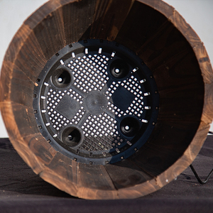 Nhà Máy Gỗ Thùng Nhỏ Bằng Gỗ Xô Mộc Mạc Hoa Trồng Chậu Hộp Container Với Hệ Thống Thoát Nước Lỗ Cho Trong Nhà Trang Trí Nội Thất - Product Image 5