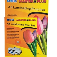 Film plastique laminé PET/EVA feuille de papier 100 pièces 60-250mic A4 A3 pochettes de plastification transparentes Film pour cartes de fichiers Photos