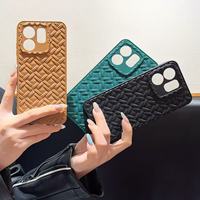 Étui de téléphone de luxe antichoc en TPU avec texture tissée pour les modèles Tecno Infinix & Itel - 3 couleurs disponibles
