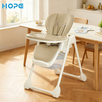 Chaise haute simple pliable pour bébé, chaise haute pliable simple, pratique, légère et compacte