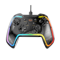 Control de Juego USB con Cable, Vibración Dual, Botones Programables, Botón Turbo, Sensor de Movimiento para PC, Directo de Fábrica