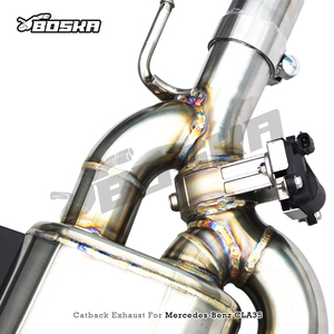 Tuyaux d'échappement Valvetronic en acier inoxydable BOSKA pour Mercedes-Benz CLA35 AMG W118 2.0T 2020-2025 Système d'échappement sport - Product Image 5