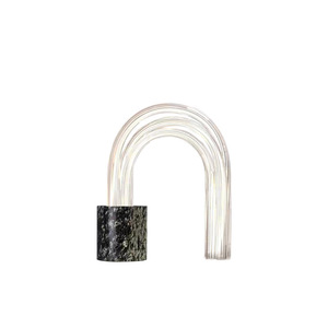 Nordic Postmodern Creative Glass <b>Table</b> Lamp <b>Minimalist</b> Arched <b>Bedside</b> for Living Room and Bedroom Showroom Designer Product - Product Image 2