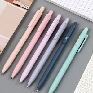 29 Hot Selling 5 Pcs 0.5mm Morandi <b>Pen</b> Black Ink Fine Point Smooth Writing 5 Color Plastic Gel <b>Pens</b> for School Office Supplies - Product Image 4