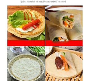 เครื่องกดแป้งไฮดรอลิกอัตโนมัติสำหรับทำแป้งตอร์ติญ่า พิซซ่า ขนมปังพิต้า แพนเค้ก ผลิตภัณฑ์จากธัญพืช พร้อมมอเตอร์หลักสำหรับทำโมโมส โรตี - Product Image 6