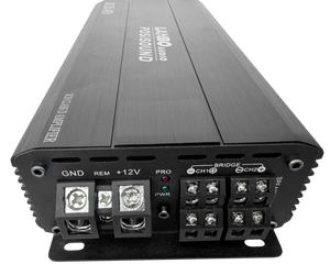 เครื่องขยายเสียงรถยนต์ OEM 4 แชนแนล คลาส <span class=keywords><strong>D</strong></span> 4x150 วัตต์ RMS แบบฟูลเรนจ์ ดีไซน์กะทัดรัด - Product Image 3