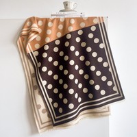 Châle long en cachemire VISROVER, style européen et américain, nouvelle collection automne-hiver, motif floral, élégant, imprimé double face, chaud, pour femme