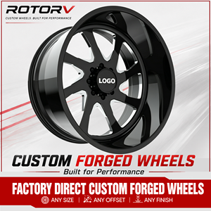 Jantes en alliage forgé sur mesure JTX VEIL 15-26 pouces 8x165.1 pour Ram 2500 3500 Hummer H2 Pick-up robuste tout-terrain 4x4 SUV - Product Image 1