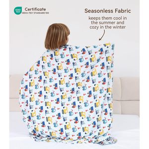 Manta de Bebé Personalizada de Bambú y Viscosa, Suave, para Recién Nacidos, Niños y Niñas, para Cuna, Uso en Todas las Estaciones - Product Image 6