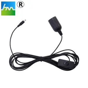 LED charging lamp e27 right angle dc power cord 5.5*2.1mm