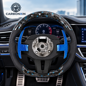 Volante de Cuero y Fibra de Carbono Personalizado para BMW G20 G28 G29 G30 G32 G38 G40 G80 G87 G05 320i 325i 330i M3 M4 M5 M8 X5 X6 M40i - Product Image 4