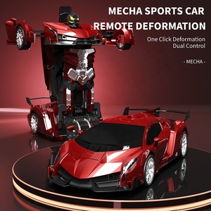 Voiture RC transformable KK 2.4G 8,8 pouces pour enfants, transformation à un bouton, dérive rotative à 360 degrés, télécommande 6 canaux, câble USB - Product Image 2
