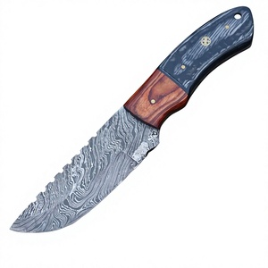 มีดล่าสัตว์เหล็กทำมือ ใบมีดคงที่ มีดเอาตัวรอดสำหรับตั้งแคมป์ มีดสำหรับกิจกรรมกลางแจ้ง มีดล่าสัตว์แบบปรับแต่งได้ - Product Image 2